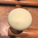 Colorful vintage wooden hanger