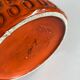 Bitossi Ceramiche orange pitcher vase by Aldo Londi Italian design