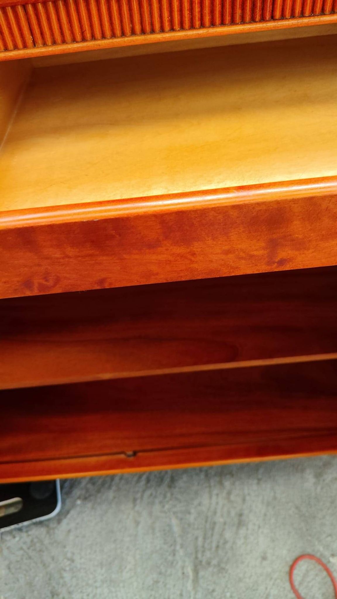 Swedish Modern buffet in mahogany, stamped Carlssons Möbelindustri - Sweden, 1940s.