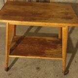 Safe service table on wheels from the 40s/50s
