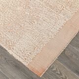 8x10 Peach Orange Handmade Wool Vintage Rug, 250x304Cm SK 34929