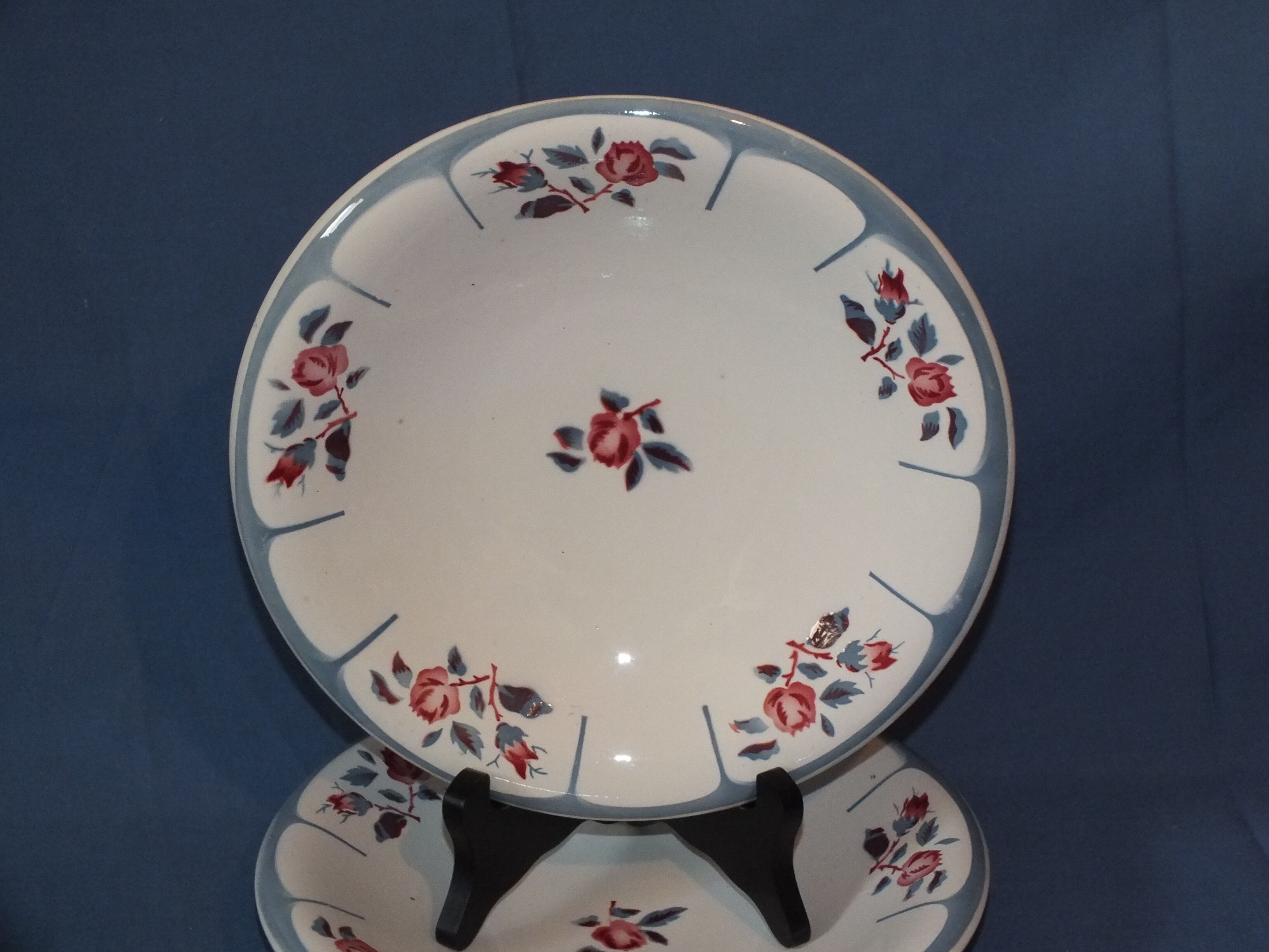 Pair of cups - vintage displays - Digoin Sarreguemines model Ninette