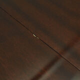 Round mahogany table, Danish design, 1970s, production: Denmark