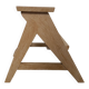 Marchepied en bois patiné
