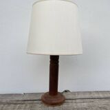 Art Deco solid wood table lamp