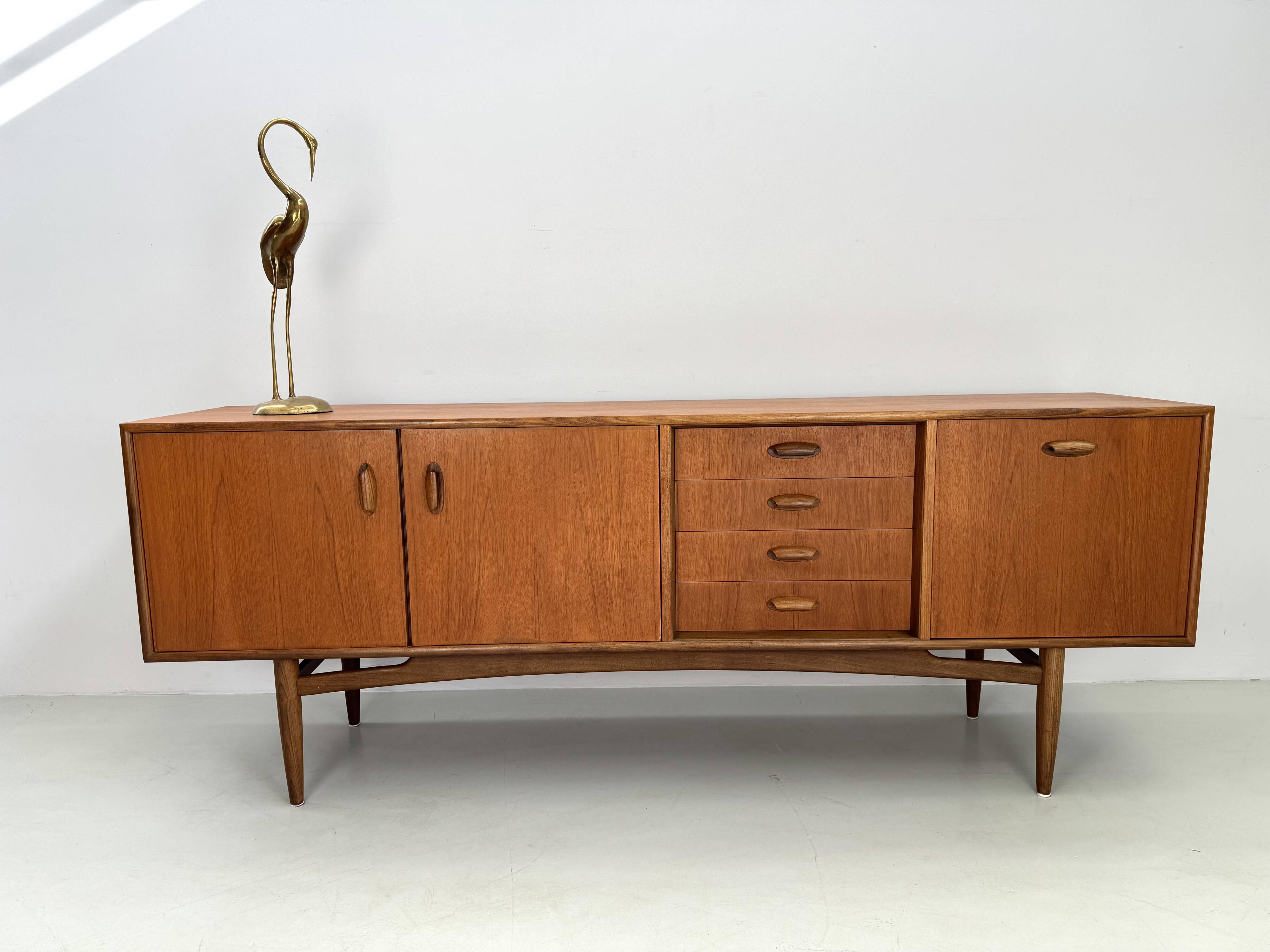Vintage sideboard by G-Plan, designed by Victor Wilkins, from the "Brasilia