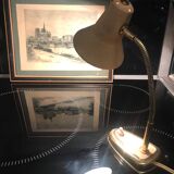Small metal desk lamp from the 50s