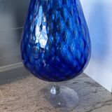 Vintage empoli crystal vase cup