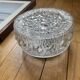 Applique murale ronde plafonnier verre transparent luminaire ancien vintage