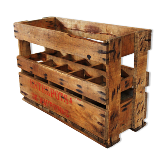 Wooden bottle locker "Entrepots de Maurienne"