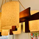 Scandinavian suspension in teak and acrylic Perspex from the 1960s.