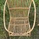 Pair of rattan armchairs
