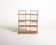 Scandinavian freestanding bookshelf in teak and metal, 1960s