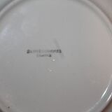 Deep plate in Sarreguemines earthenware