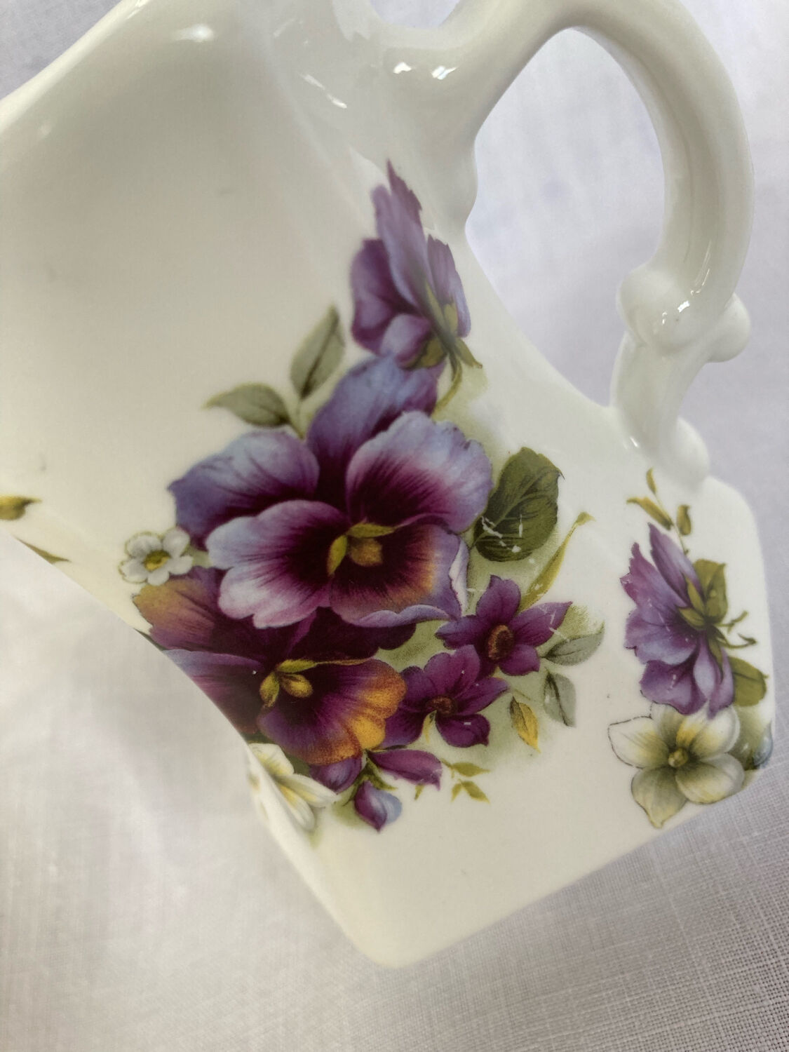 Staffordshire fine bone china milk jug