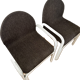 Fauteuils Orsay par Gae Aulenti pour Knoll