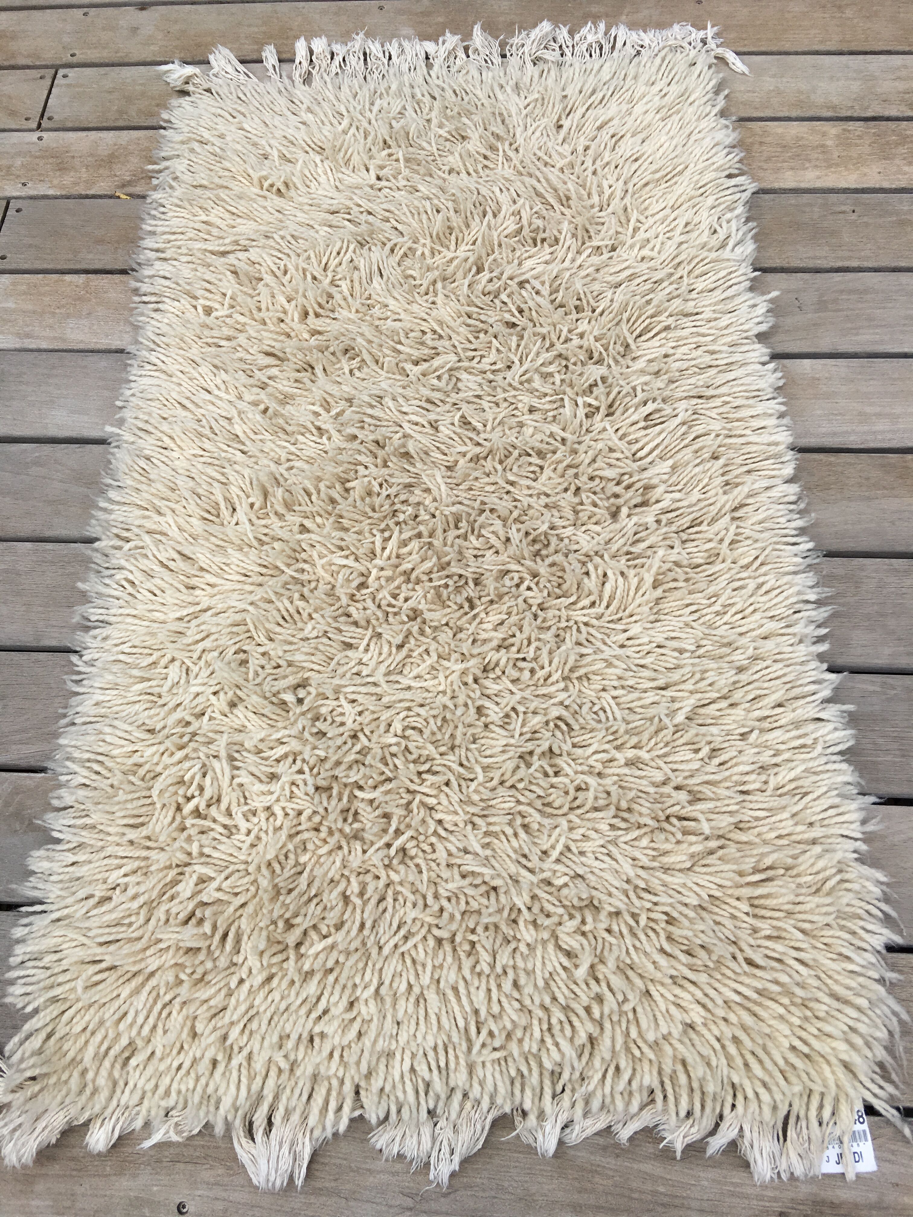 Off-white berber united 158x85cm