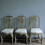 3 baroque Swedish chairs