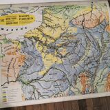 Old school map Paris Basin Paris Colin Varon
