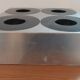 Ceiling light / wall lamp design in aluminium with 4 lights – Space style