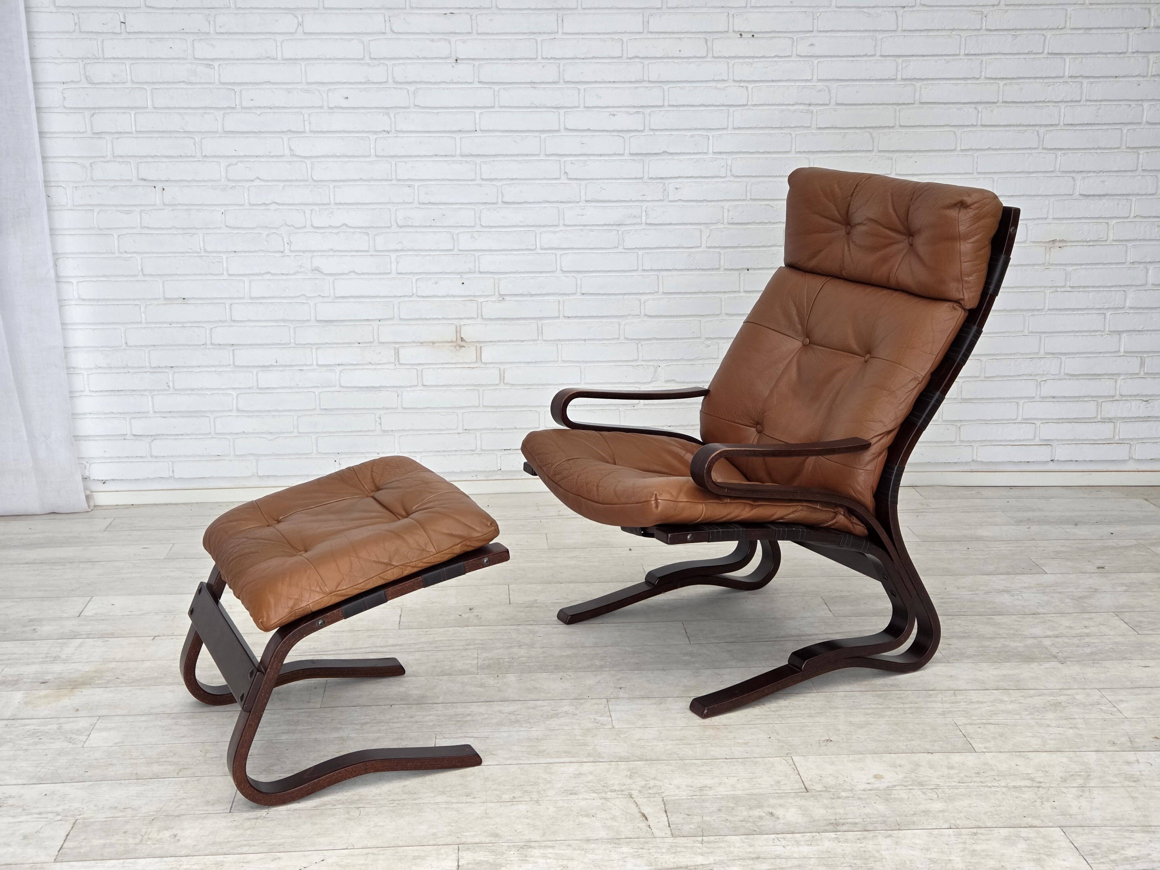 1970s, Norwegian design by Else & Nordahl Solheim, set of 2 chairs.
