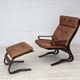 1970s, Norwegian design by Else & Nordahl Solheim, set of 2 chairs.