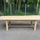 Renovated solid oak extendable farmhouse dining table 200-280cm