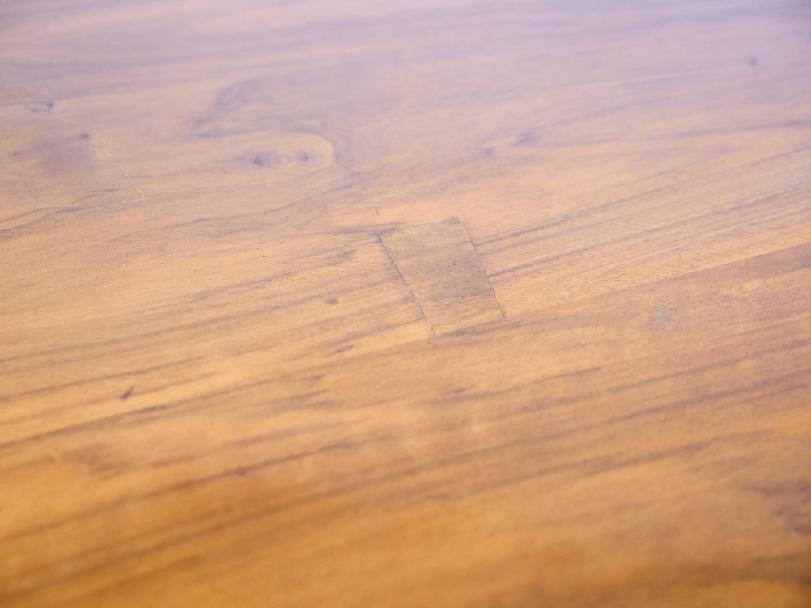 Art Deco Walnut Desk, 1920s