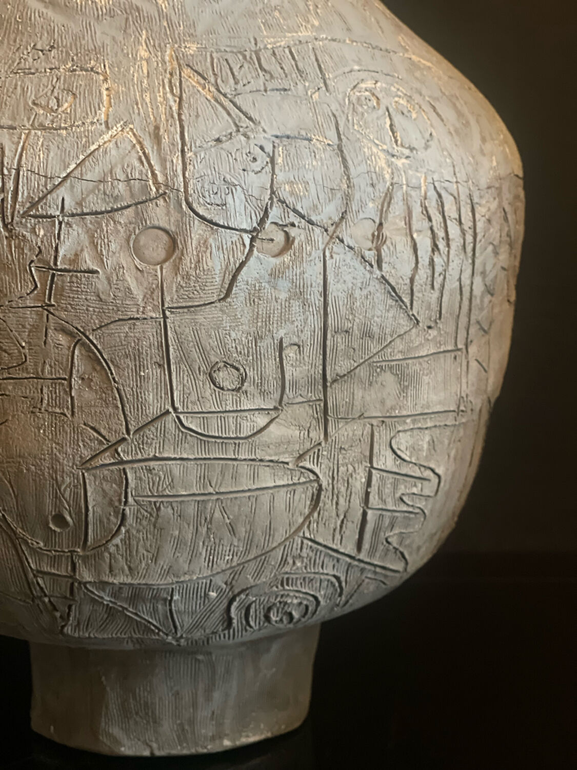 Vallauris ceramic signed by the artist Olisch.