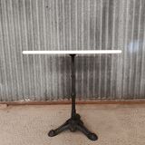 Vintage bar / bistro table in cast iron and marble