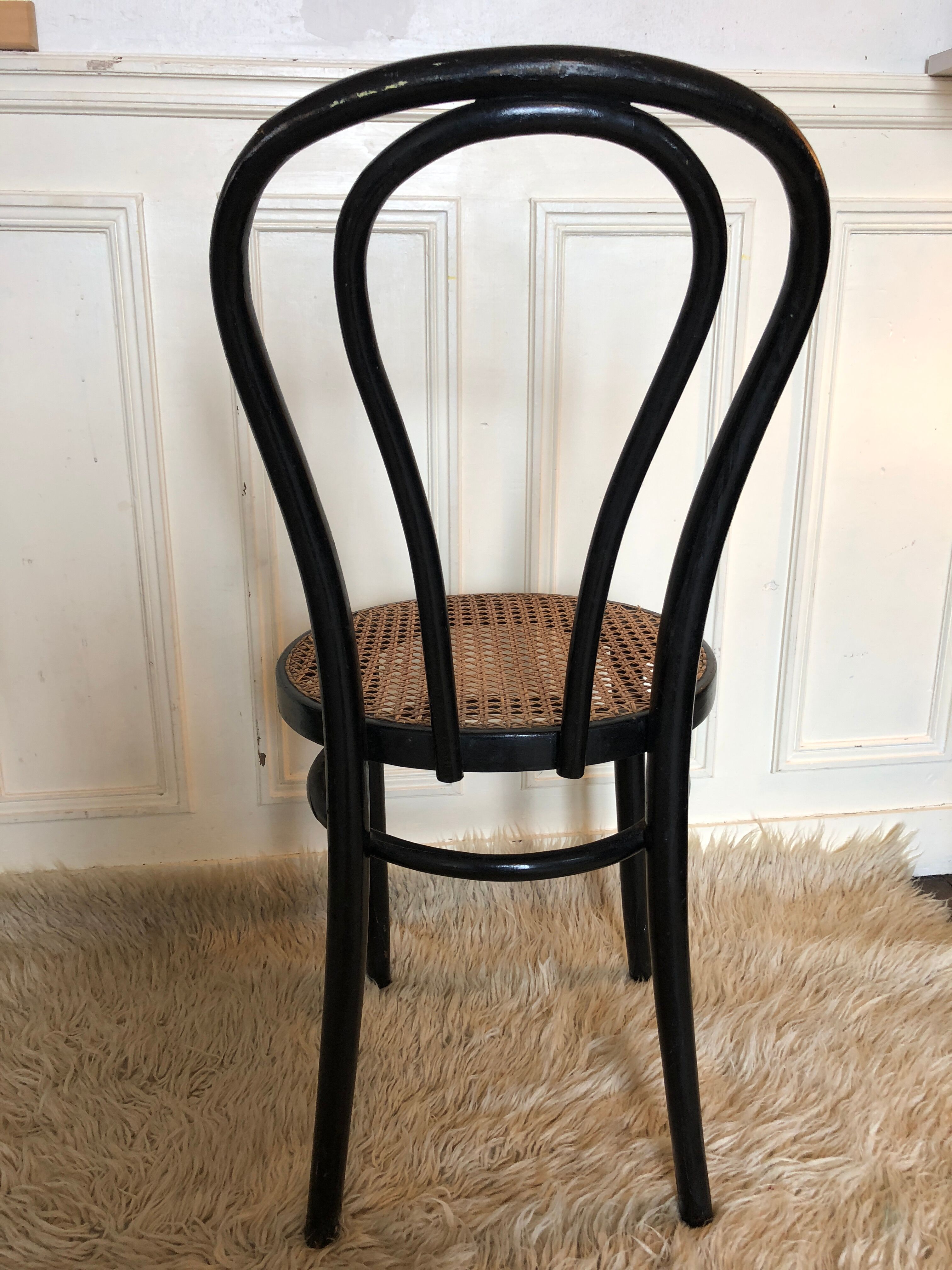 Set of 2 chairs thonet cane
