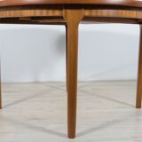 Round extendable dining table from McIntosh, 1960s