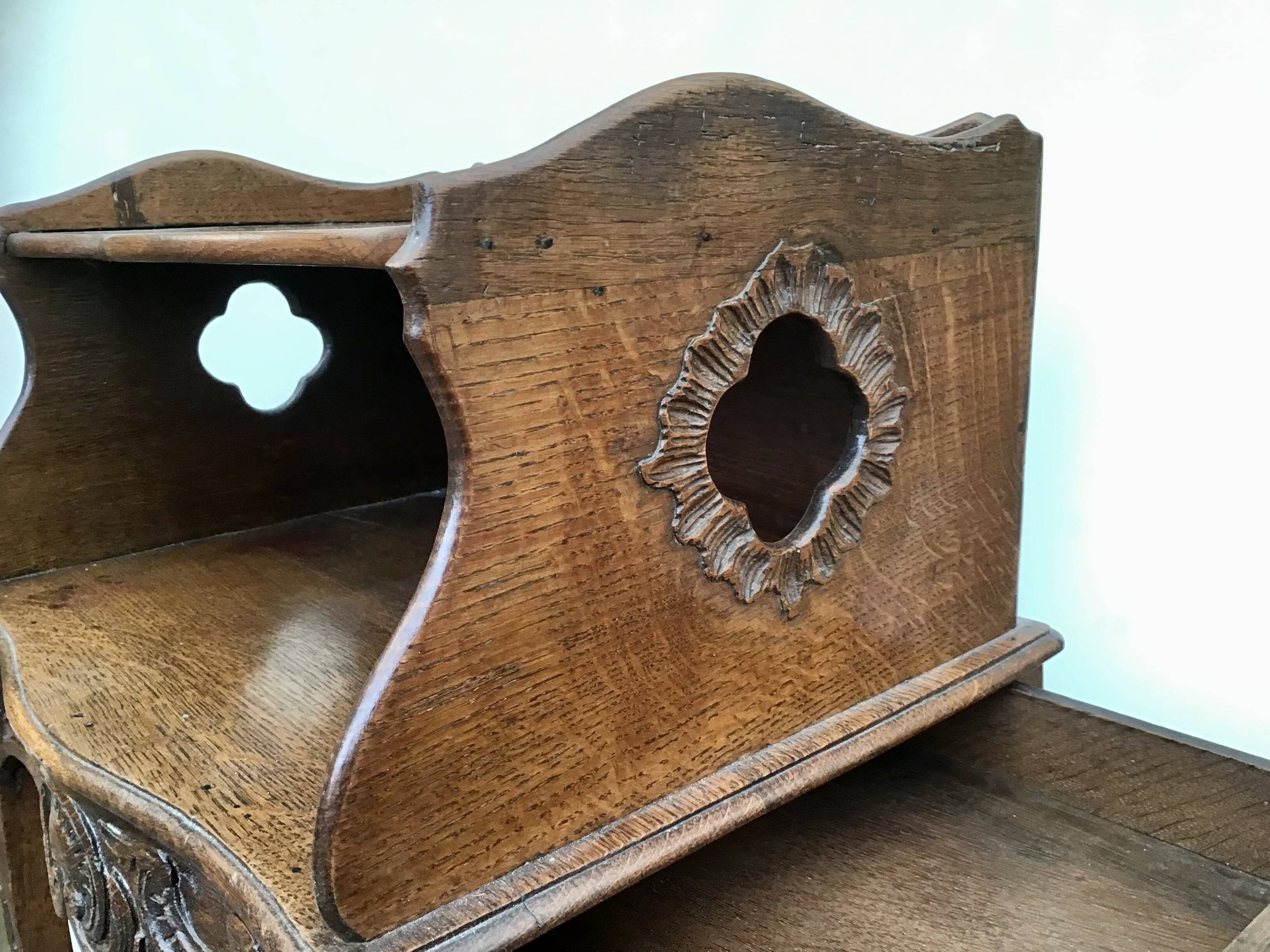 Bedside table - Oak - Louis XV Style - 19th century