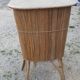 Bar et tabouret rotin sixties.