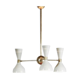 Moonlight Chandelier White 3 Arms