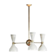 Moonlight Chandelier White 3 Arms