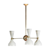 Lustre Moonlight Blanc 3 Bras