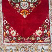 Tapis vintage turc en soie fait main 74x146 cm