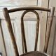 Chaise bistrot assise coquelicot, 1900