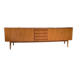 Vintage Scandinavian sideboard in blonde teak