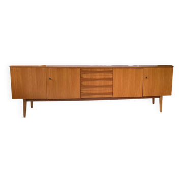 Vintage Scandinavian sideboard in blonde teak