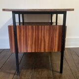 Vintage modernist desk from the 50s and 60s in wood and metal – modular & demonstrable