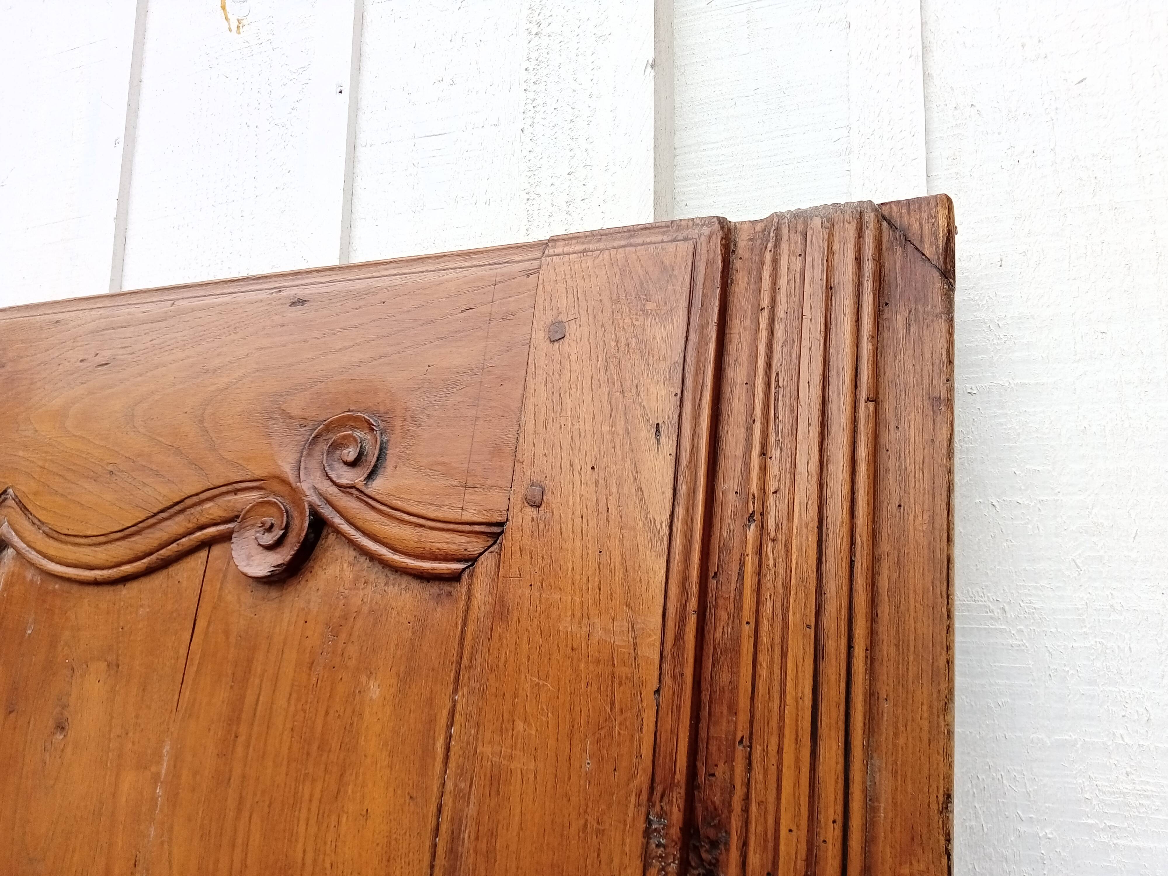 Pair of solid oak doors