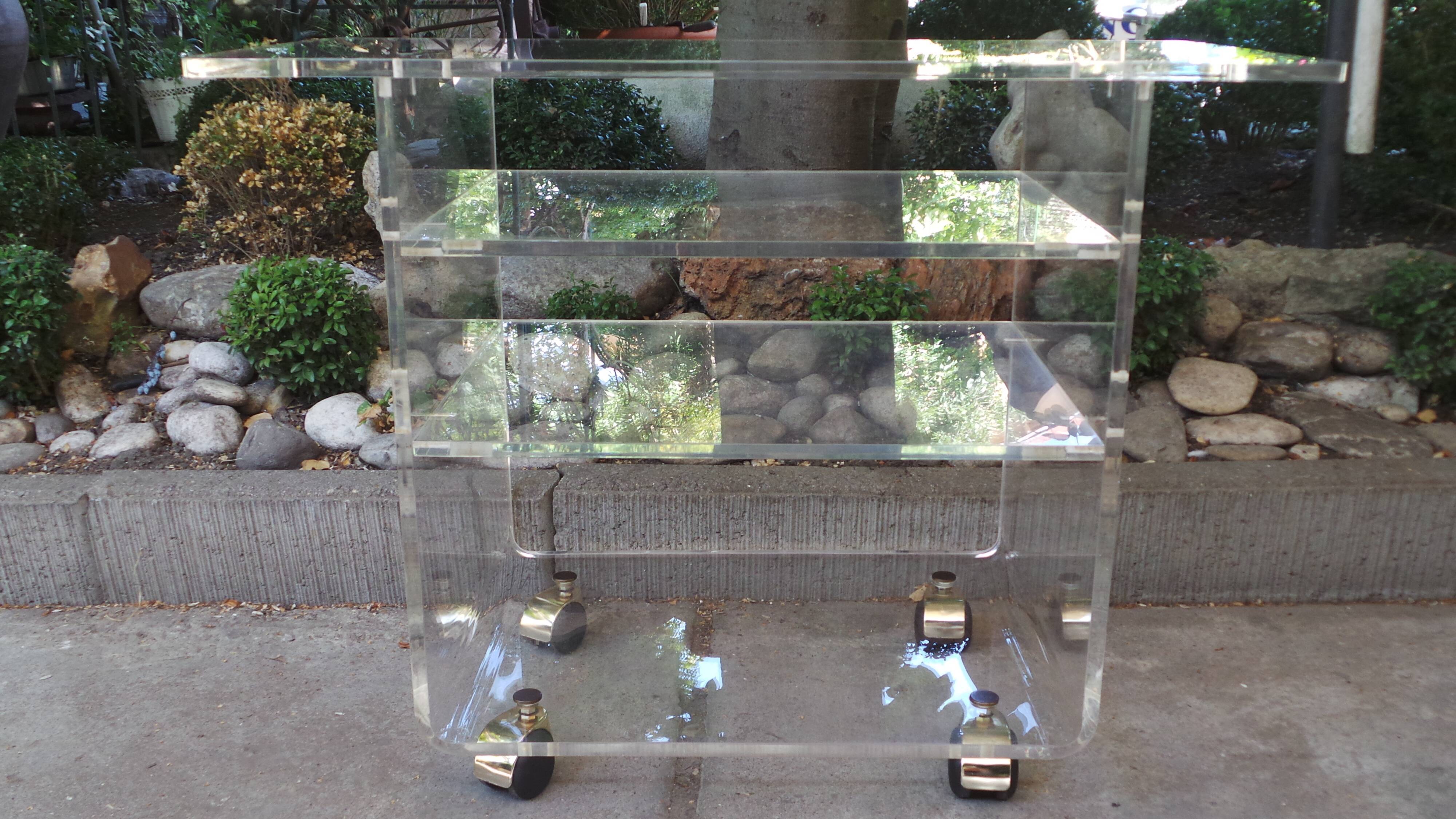 70's Plexiglas wheelchair