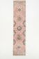 3x12 Pink Dark Blue Oriental Vintage Runner Rug