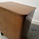 A vintage 1950/60s petite compact oak bedside cabinet