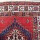 Antique Serab wool runner, crimson field & stepped medallions, c. 1920s — 93 × 204 cm — 1C1284