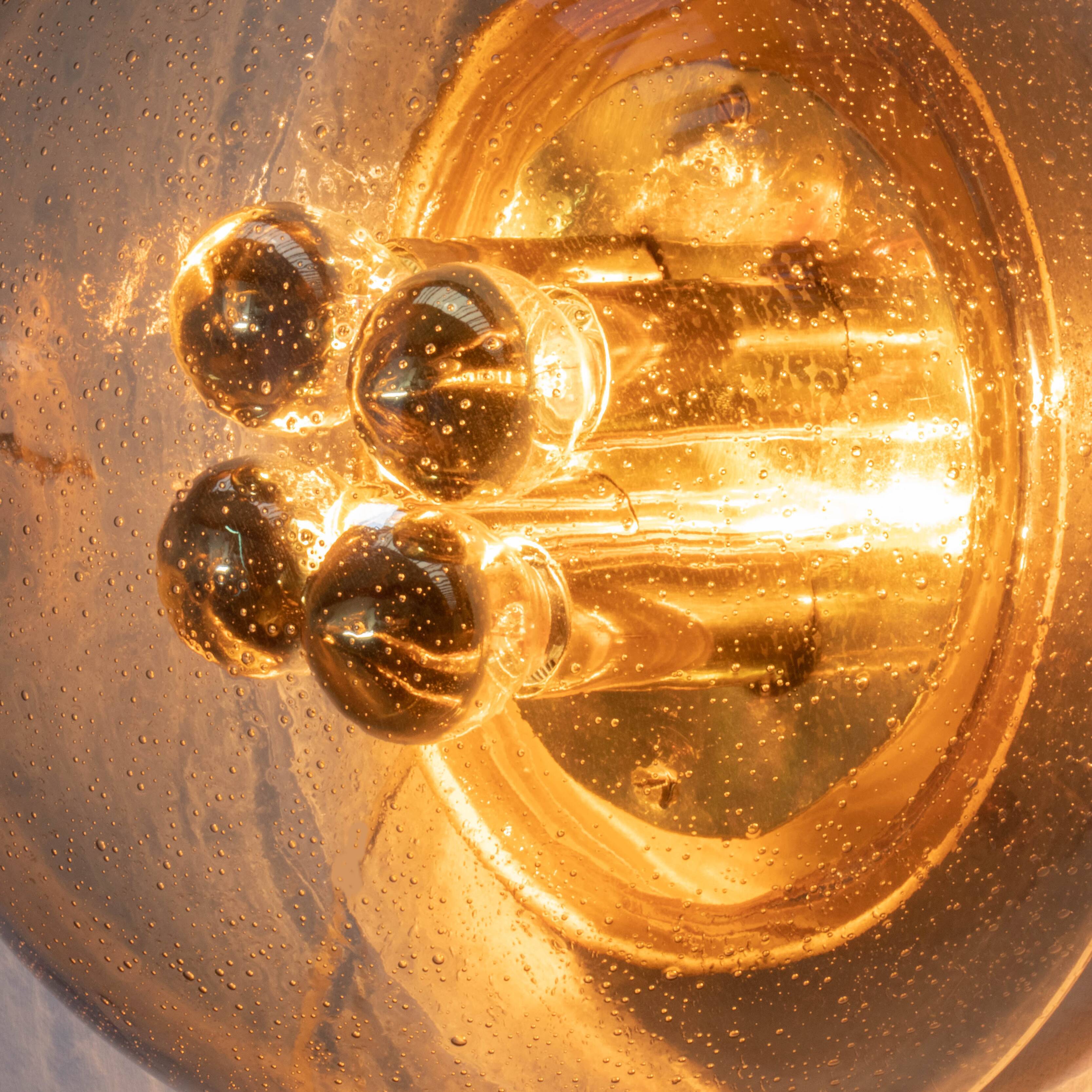 Wall Sconce by Glashütte Limburg