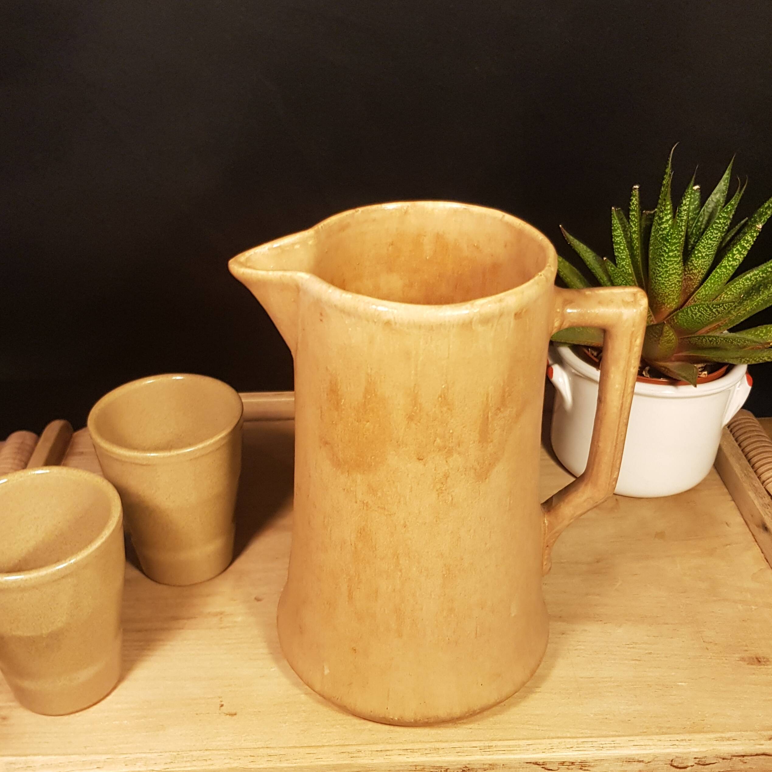 Terracotta pitcher