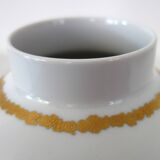 White porcelain vase with Kaiser decoration, West Germany, 1970s